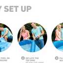 INTEX 28120EH Easy Set Inflatable Swimming Pool: 10ft x 30in – Puncture-Resistant Material – Quick Inflation – 1018 Gallon Capacity – 23in Water Depth