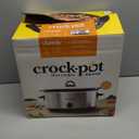 Crock-Pot 7 Quart Oval Manual Slow Cooker, Stainless Steel (SCV700-S-BR), Versatile Cookware for Large Families or Entertaining