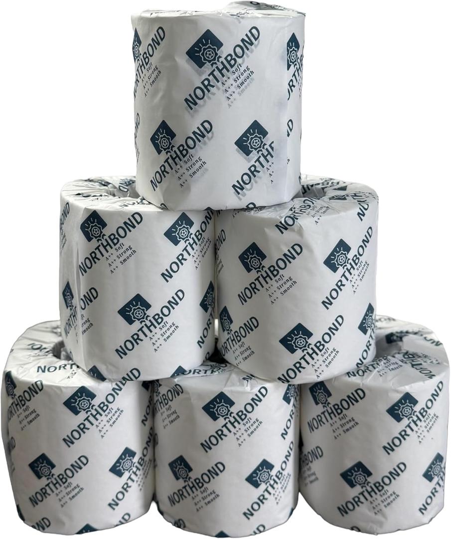 Premium 2-Ply Bath Tissue - Soft, Strong, & Smooth - 40 Family Rolls (240 Regular Rolls Equivalent), 15240 Sheets, 100% Extra Virgin Wood, Septic Safe & FSC Certified