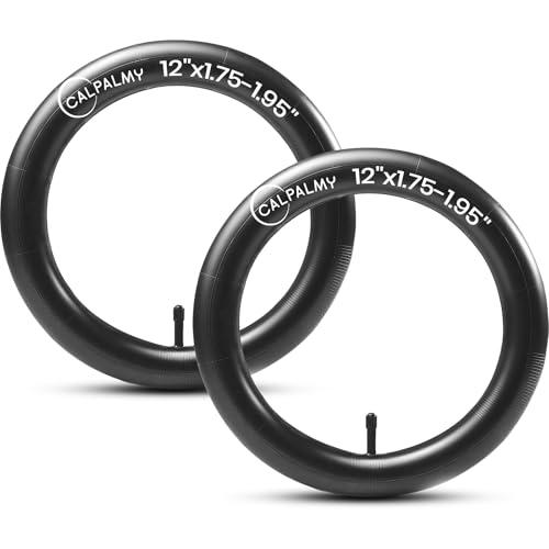 12'' x 1.75/1.95 Inner Tubes (2-Pack) Compatible with Most 12’’ Kid Bikes Like RoyalBaby, Schwinn Elm/Koen, Dynacraft, JOYSTAR and COEWSKE - Made from BPA/Latex Free Premium Quality Butyl Rubber