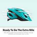 Schwinn Thrasher Helmet for Kids, Size 55-58 cm for Kids 8-14, Lightweight Microshell, Adjustable Dial & Straps, Interior Padding, Air Vents, Visor, Helmet for Boys and Girls, Teal