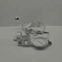 Umigy 1 Pack Triple Indispensable Dry Food Dispenser 67oz Each Capacity Cereal Container for Storage Preserving Dispensing Kitchen Rice Candy Nuts Dog Food Granola Snack Gumball Countertop (White)