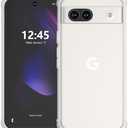 ANNSD for Google Pixel 8A Case,Magnetic Shockproof with Translucent Protective Cover,Slim full body Drop Protection for Wireless Charging(Matte Clear)