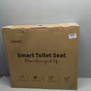 KERDE Electric Bidet Toilet Seat,Bidets For Existing Toilets,Rlongated,One-click Intelligent Operation, Warm Water Cleaning,Slow Close,Seat Cushion Keep Constant Temperature In Winter (Armrest)