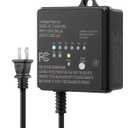 DEWENWILS 60W 120V AC to 12V DC Outdoor Low Voltage Transformer with Timer and Photocell Light Sensor, Weatherproof, Specially for LED Landscape Lighting, Spotlight, Pathway Light, ETL Listed