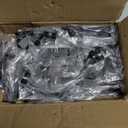 Sumnacon Grid Wall Hangers - 35 Pack Black Display Hooks for Artwork, Painting, Photography, Canvas - Utility Metal Hooks for Home, Outdoor Art Show, Craft Show