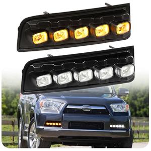BreTrewri Daytime Running Lights Fog Lights for 2010 2011 2012 2013 toyota 4Runner sr5 trd sport limited trail Headlights Turn Signal Lights(10-13DRL-4Runner)