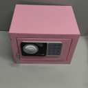 PATRON small safe box with keymini safe for moneysmall coin safes for home with code0.236 Cubic Feet Pink