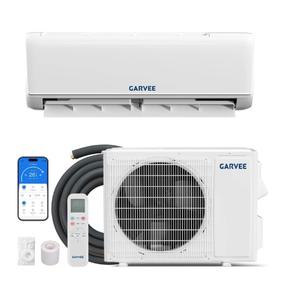 GarveeHome 12000 BTU Mini Split AC/Heating System, 18.5 SEER2 Inverter Split System Air Conditioners with WiFi, Ductless Heat Pump Wall Mount AC Unit Cool Up to 750 Sq. Ft, Installation Kits, 230V