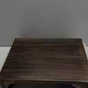 Low Wood Stool, Rectangular Bed Step Stool, Large Surface Step Ladder for Kitchen & Bathroom, Foot Rest Stool Under Desk, Portable Bed Table for Laptop and Tea