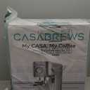 CASABREWS CM5418 Espresso Machine 20 Bar, Compact Espresso Maker with Steam Milk Frother, Stainless Steel Coffee Machine with 34oz Removable Water Tank for Cappuccino, Gift for Women or Men, Silver