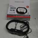 GE Traditional Rabbit Ears Indoor Black TV Antenna, Dipoles, Weighted Base, Tabletop Antenna, Digital, HDTV Antenna, Smart TV Compatible, 4K 1080P VHF UHF, Compact Design, 33675