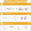 sunoff Patio Blinds Outdoor for Porch, Cordless Patio Roller Up Shades with Shade Cloth for Porch Gazebo Pergola Balcony Backyard, 2 Poles & 1 Fabric, Mocha, 72" Wx72 H