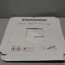 STICKGOO Peel and Stick Backsplash Tile, Stick on Backsplash for Kitchen and Bathroom, Dolomite White Marble Look (6 Sheets)