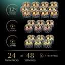 Sheba Perfect Portions Wet Cat Food Cuts in Gravy, Roasted Chicken Entree, with Sustainable Salmon, Tender Turkey Entree, 2.6 oz. Twin-Pack Trays (24 Count, 48 Servings)