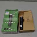 Norelco Philips All-in-One 3000 Series 13 in 1 Trimmer for Men, Beard Trimmer & Head Hair Clipper, Full Metal Self-Sharpening Blades & 8 Length Settings, MG3939/50 (Black)