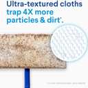 Clorox Disinfecting Wet Mop Pad, Disposable Mop Heads, Multi-Surface Floor Wipes, Rain Clean, 2 Packs, 24 Wet Refills Per Pack 