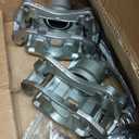 SCITOO Front Left & Right Brake Kit [4] Brake Pads [2] Brake Disc Calipers w/Bracket Compatible With 2007-2012 for Dodge for Caliber