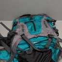 King'sGuard 60L Hiking Backpack Large Waterproof Camping Backpack for Men and Women Lightweight Frameless Backpacking Backpack with Rain Cover (Lake Blue)