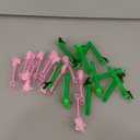 24 Pcs Witch Party Favors Witch Hat and Star Bubble Wands Pink and Green Bubble Wands for Summer Outdoor Goodie Bags Stuffers Carnival Prizes Toy Birthday Treats