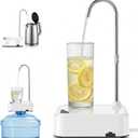 Desktop Water Dispenser Pump for 5 Gallon Bottle, Electric Bedside Water Dispenser, Portable One-Button Countertop Water Pump for Home Office Camping