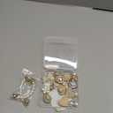 20pcs Bling Gems Plastic Butterfly Flower Sparkling Rhinestones Pearl DIY Shoe Decoration Charms for Women's Party Favor