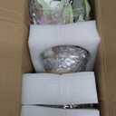 MARTINE MALL Fake Flowers in Vase with Lights, Faux Flowers in Vase, Dahlia Artificial Flowers in Vase Centerpiece Table Decorations Artificial Flower Arrangement for Home Dining Room Farmhouse