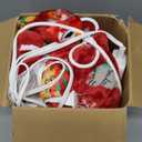 Electric Blanket Heated Throw, Soft Flannel 50"x60" Plaid Heating Blanket with 8 Hours Auto Off 10 Fast Heating Levels Machine Washable Sherpa Heated Blanket with Overheating Protection (Christmas Red)