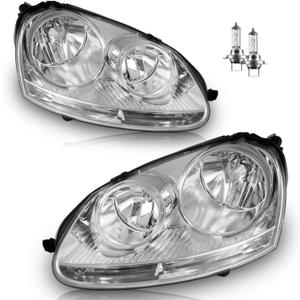 KarSpareHub Headlights for 2005-2010 Jetta Sedan Value Edition/2.5/S/SE
