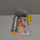 YOOUSOO Cookie Press Maker Kit, Spritz Cookie Maker Machine For Baking, For DIY Biscuit Maker and Decoration with 20 Cookie Discs and 4 Piping Tips (Stainless Steel)