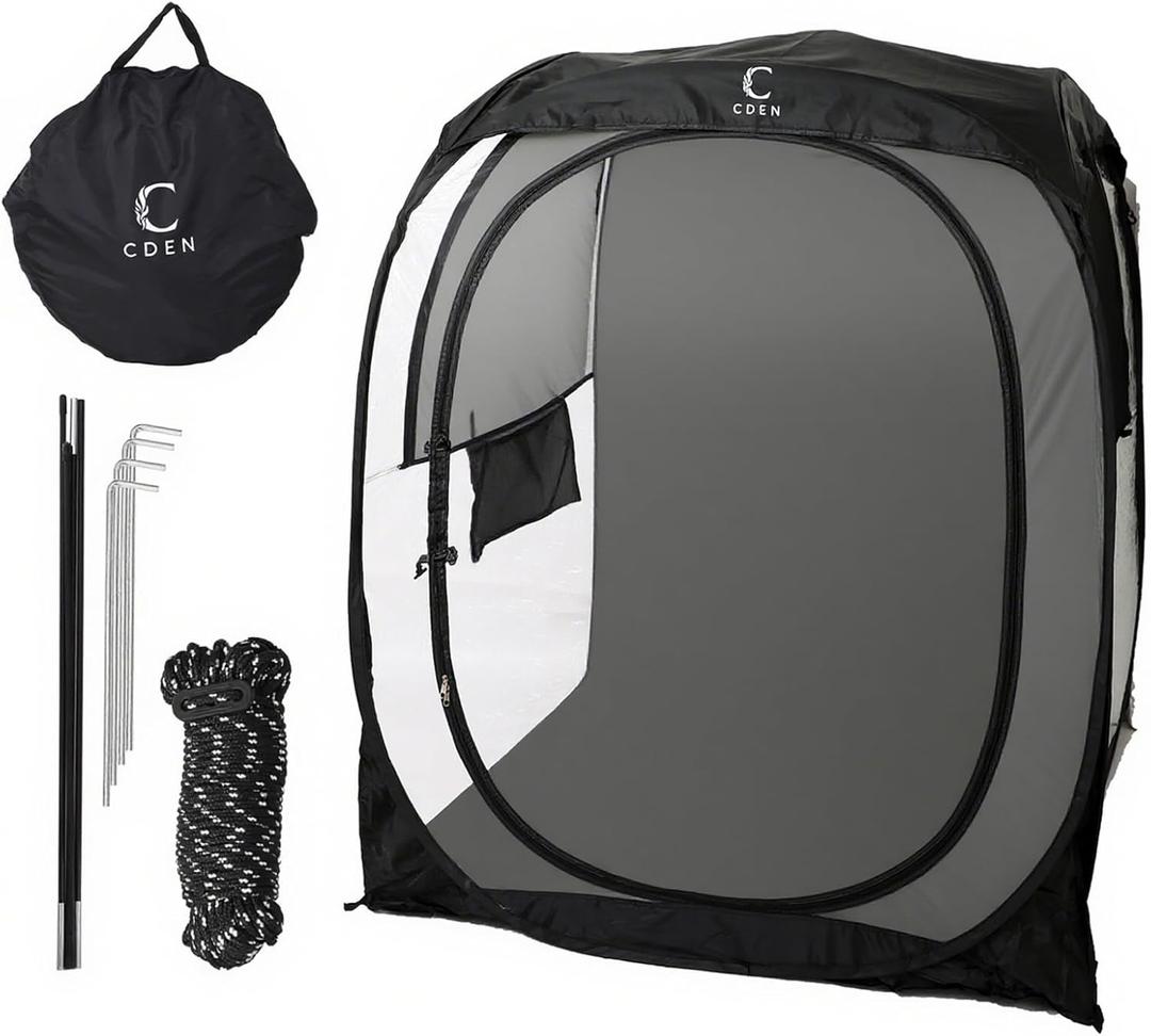 CDEN Sport Tent, Instant Tent, Pop Up, with Sealed Floor, rain Fly, for Sports, Event, Camping (Medium)