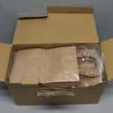 LIHOMR Gift Bags 8.25" X5.9 X3.15 100pcs Brown Kraft Paper Bag with Handles for Small Business Christmas Bulk, Wedding, Party Favor, Shopping, Lunch, Halloween Trick-or-Treat Bags