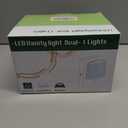 URSOLA Wall Sconce LED Wall Lamp with Oval Linear Sleek Lampshade 110 Volt Hardwired Wall Light 4000K Sconces Wall Lighting (Gold)