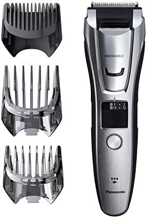 Panasonic Multi-Groomer Men’s Trimmer for Beard, Hair and Body, 39 Trim Length Settings with 3 Attachments, Corded/Cordless Operation – ER-GB80-S (Silver)