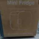 NEWBULIG Mini Fridge for Bedroom, Office & Car, Portable 4L/4.23QT Mini Refrigerator for Skincare with Handle, Ultra-Quiet Energy-Saving Compact Cooler for Drinks, Food, Skincare & Makeup, 12V AC/DC