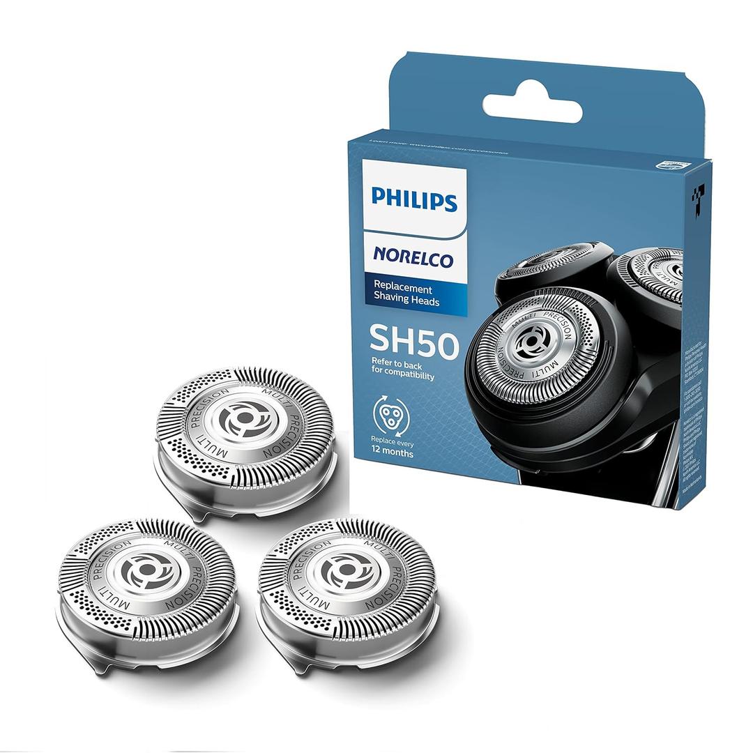 Philips Replacement Head for Series 5000 Shavers, SH50/52 (3 Count (Pack of 1))