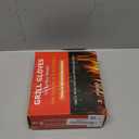 BBQ Gloves, 1472F Extreme Heat Resistant Grill Gloves, Non-Slip Food Grade Silicone Oven Mitts for Kitchen, Cooking, Barbecue, Baking, Smoker (11inch) (Black)