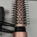 WEEYUM Rotating Hair Dryer Brush with 2 Detachable Brush Heads, 3 in 1 Hot Air Spinning Brush for Volumizer/Drying/Smoothing/Curling (Black)