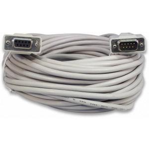 YCS basics 50 Foot DB9 9 Pin Serial / RS232 Male/Female Extension Cable