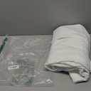 Extra Long White Curtain 108 inches Long 2 Panels Set Back Tab Light Filtering Cotton Textured Curtain Modern Farmhouse Coastal Decor Off White Linen Drapes 108 inch Length for Large Window 9 FT Tall