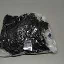 Black Maple Garland Halloween Decor Purple Lights Artificial Maple Wreaths for Wall Fireplace Outdoor Indoor Yard Haunted House Decoration