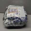 Great Bay Home Reversible Patchwork Sofa Cover - Washable Slipcover Furniture Protector with Elastic Straps - Couch Cover for Dogs, Kids, and Pets - Box-Stitched Detail (Sofa, Navy)