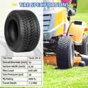 GICOOL (2 Pack) 16x6.50-8 Lawn Mower Tubeless Tire, 16x6.5-8 for Tractor Riding Lawnmowers, 4 Ply, Turf-S Pattern