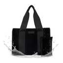 Case-Mate Special Edition Midnight Black Jelly Tote - Lightweight Tote Bag with Phone Pouch for Women - Waterproof, Tip-Proof, Foldable & Carry-On Size - Handbag for Everyday Use & Vacation - Large
