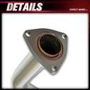 Flex Exhaust Pipe Catalytic Converter Compatible with Toyota Camry 2.2L 1997-2001 55537 (EPA Compliant)