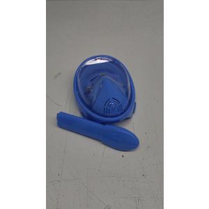 QingSong Kids Snorkel Mask Full Face, Snorkeling Set with Camera Mount, Foldable 180 Degree Panoramic View Snorkeling Gear Anti-Fog Anti-Leak