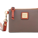 Dooney & Bourke Handbag, Pebble Grain Zip Top Card Case Wristlet