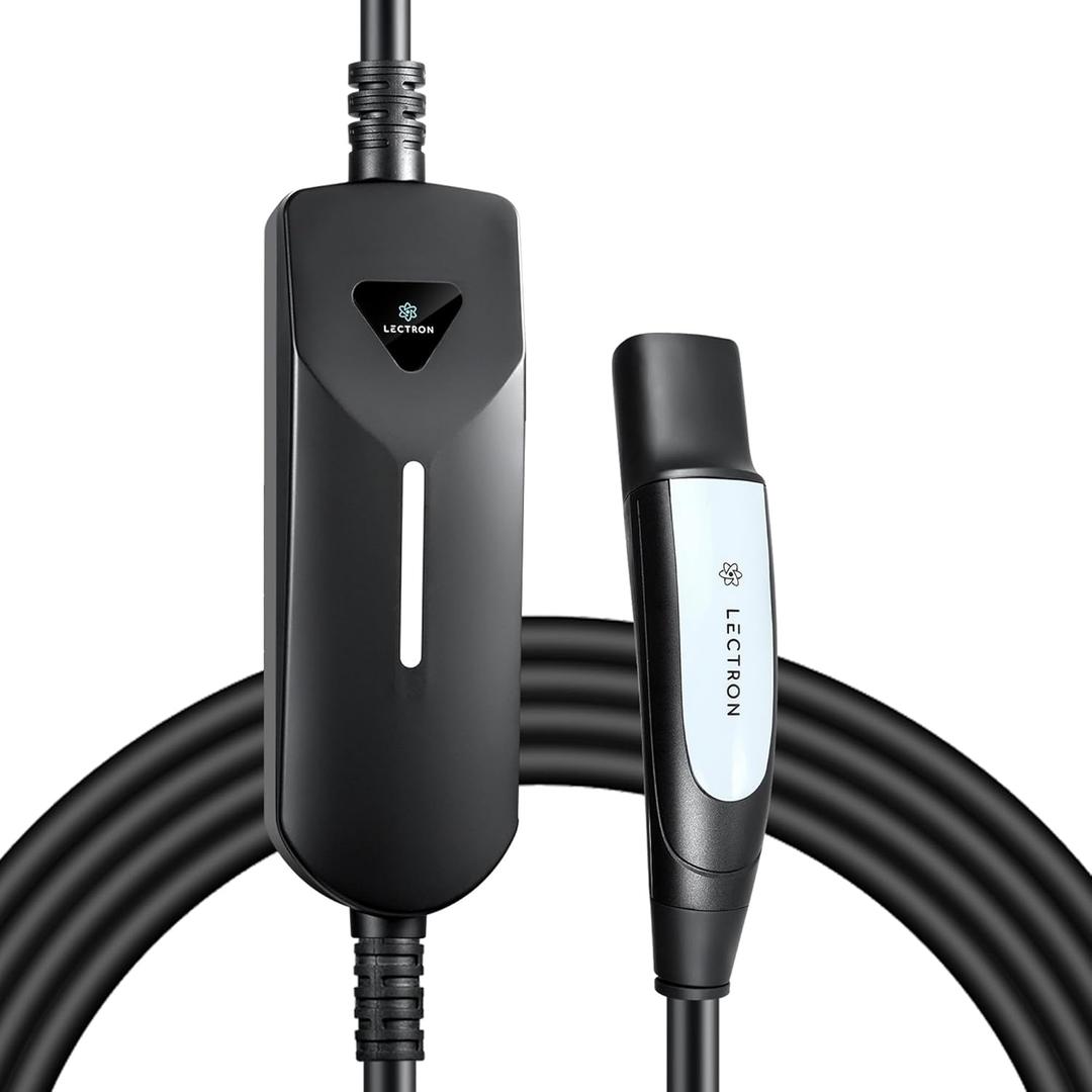 Lectron Level 1/2 (12A & 40A) Tesla NACS EV Charger - Dual-Level Electric Vehicle Charging Station with NEMA 14-50/5-15 Plug - Portable Electric Car Charger for All NACS Electric Vehicles Lectron Level 1/2 (12A & 40A) Tesla NACS EV Charger - Dual-Level Electric Vehicle Charging Station with NEMA 14-50/5-15 Plug - Portable Electric Car Charger for All NACS Electric Vehicles