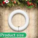 Juexica 36 Pcs 5.8 Inch Foam Wreath Forms for Crafts Foam Circles Ring Small Wreath Polystyrene Ring for Easter Wedding Home Flower Projects DIY Arts Crafts Supplies Easter Decorations