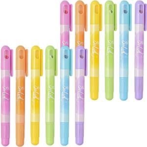 2 x No Bleed Gel Highlighter, Bible Highlighters, Assorted Colors, Pack of 6 X 2 Sets (6 PACK x 2 SETS)